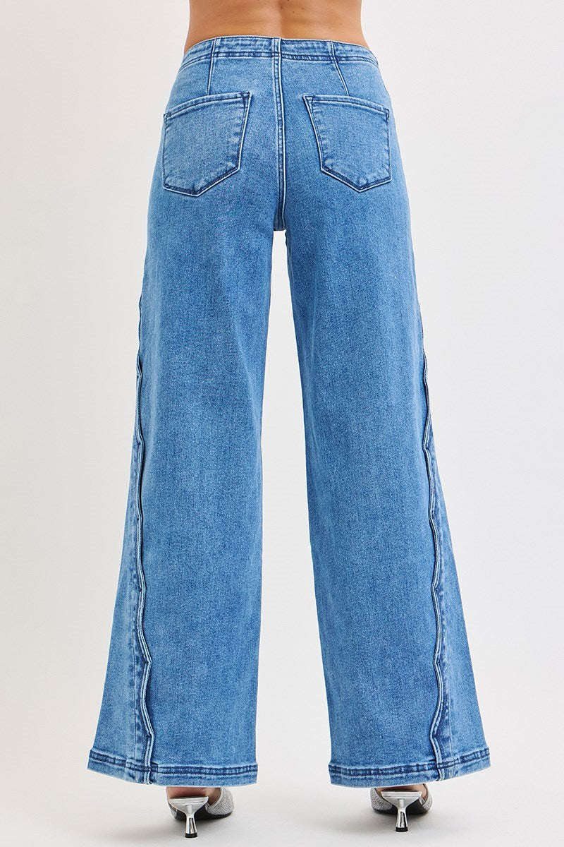 Scalloped Edge Jeans