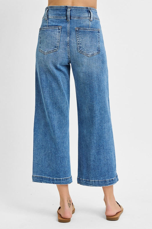 Double Button Detail Jeans