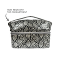 Silver Python Stylist Bag