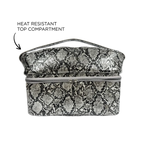 Silver Python Stylist Bag