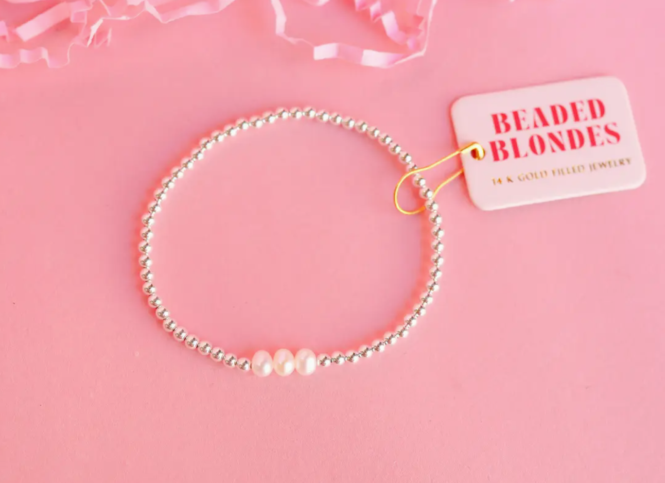 BB Harper Bracelet in Silver: Extended 7.25 inch