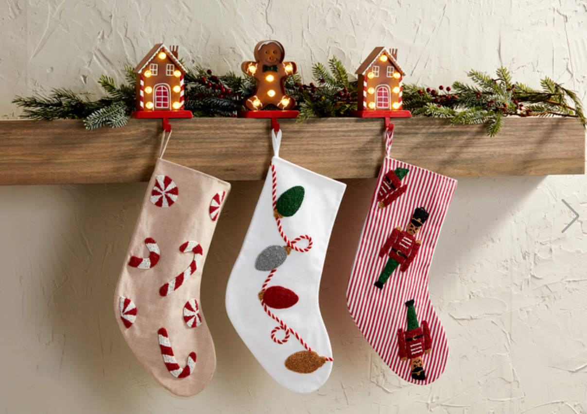 Beaded Lights Stocking