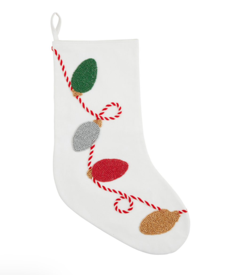 Beaded Lights Stocking