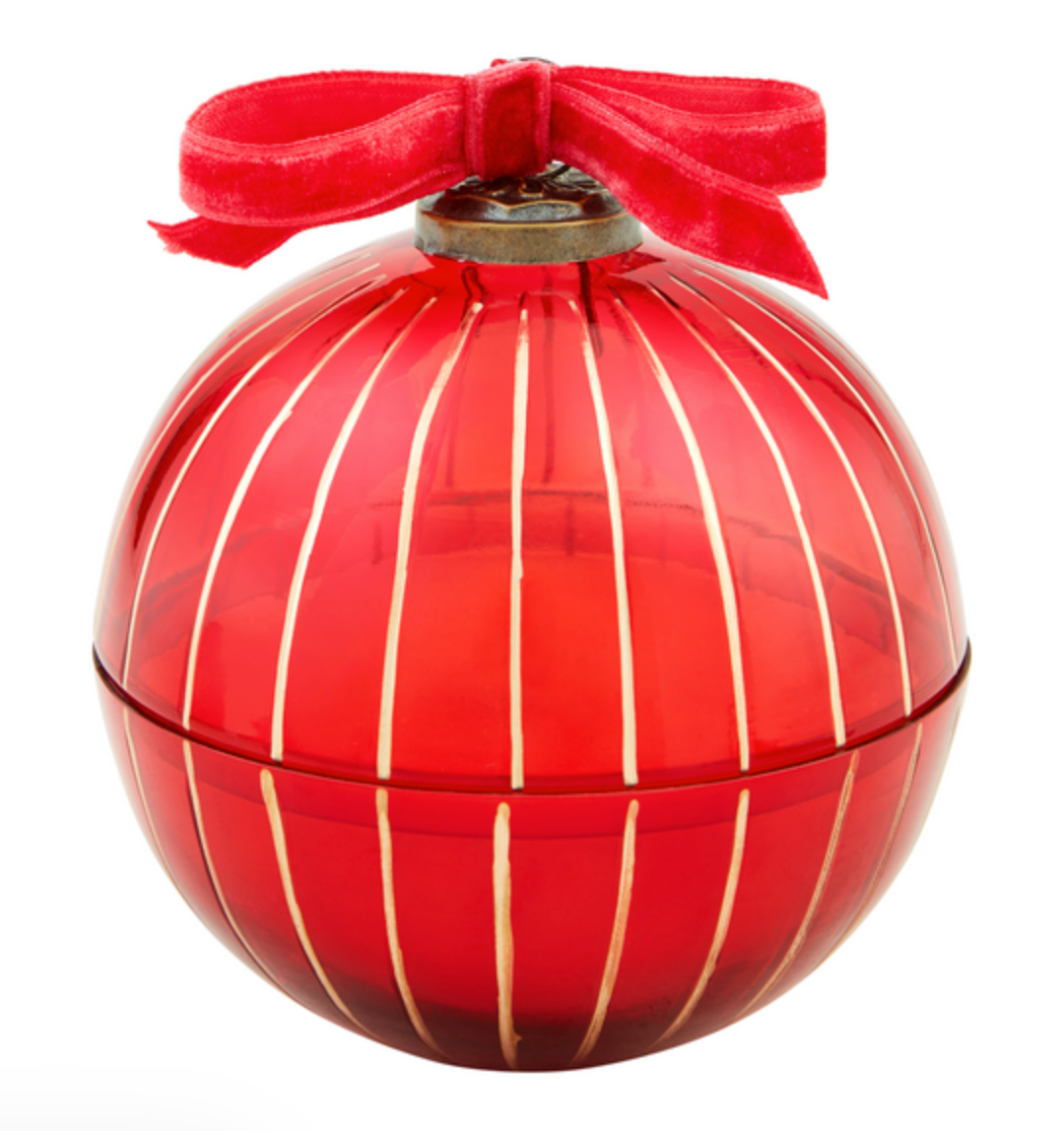 Glass Ornament Candle