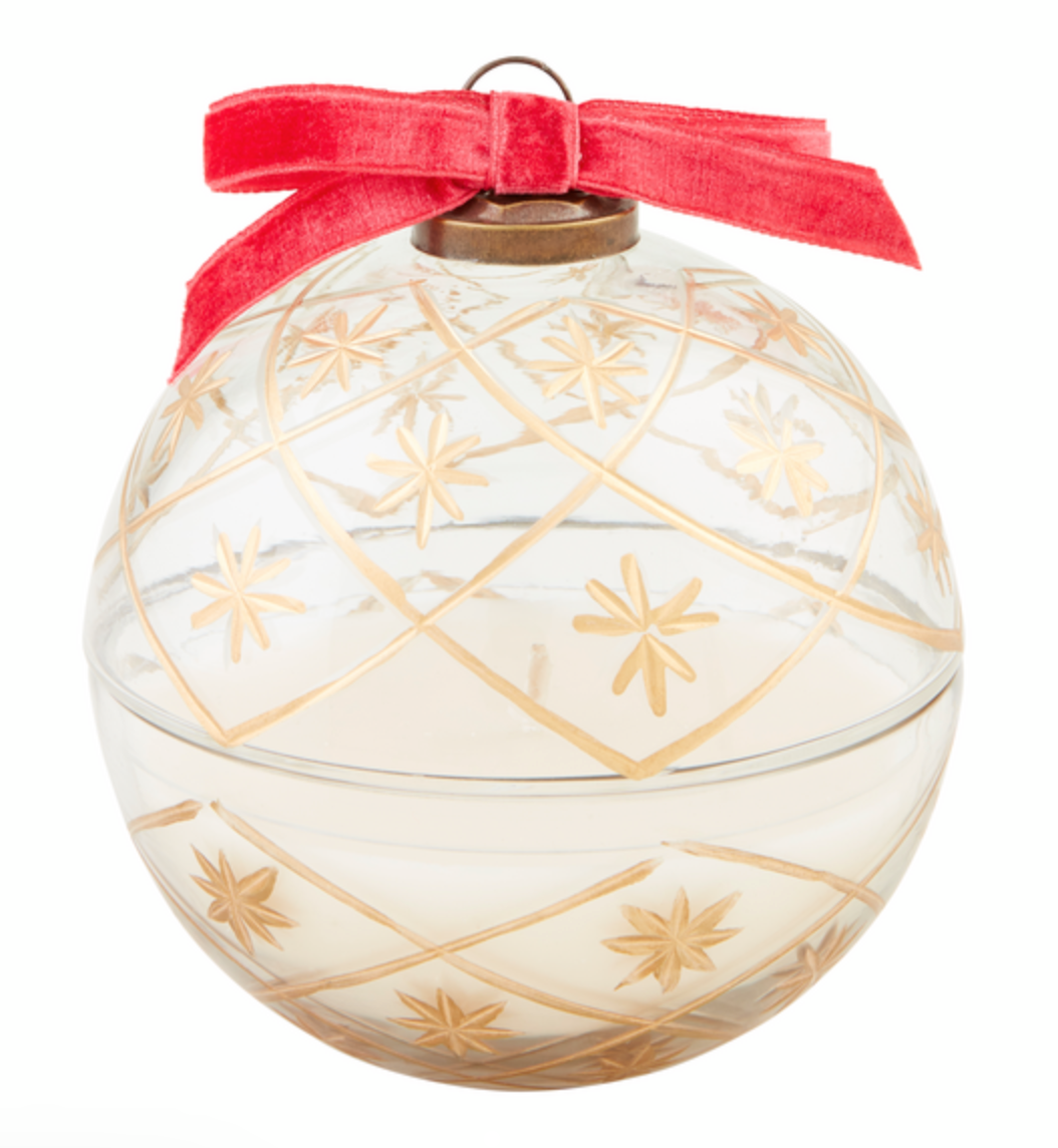 Glass Ornament Candle