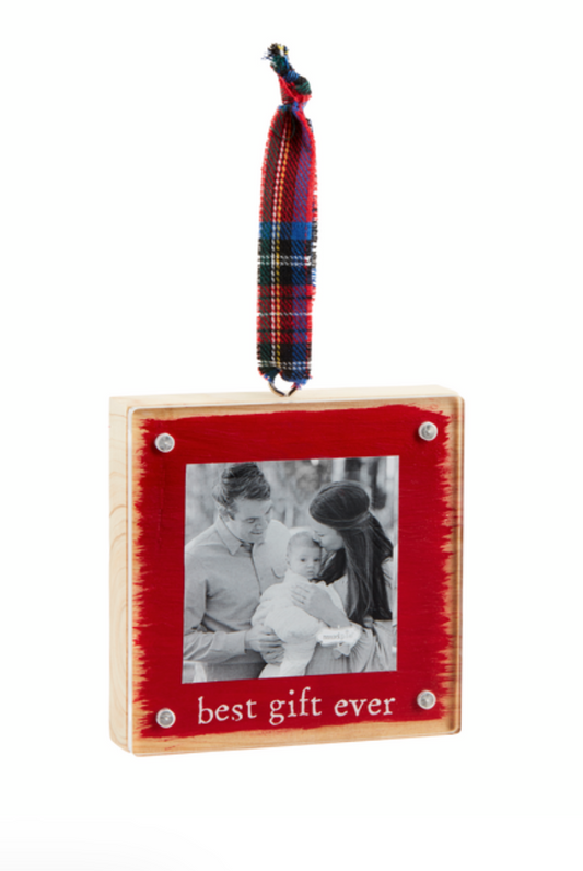 Best Gift Ever Frame Ornament