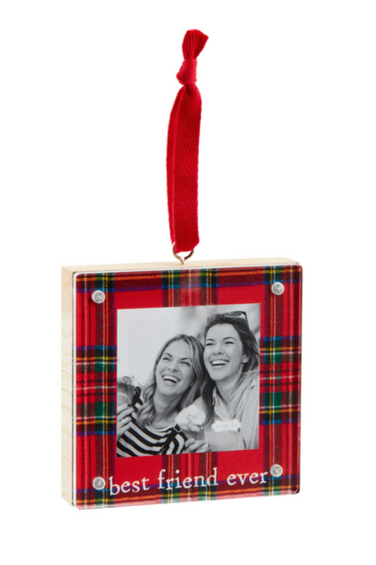 Best Friend Ever Frame Ornament