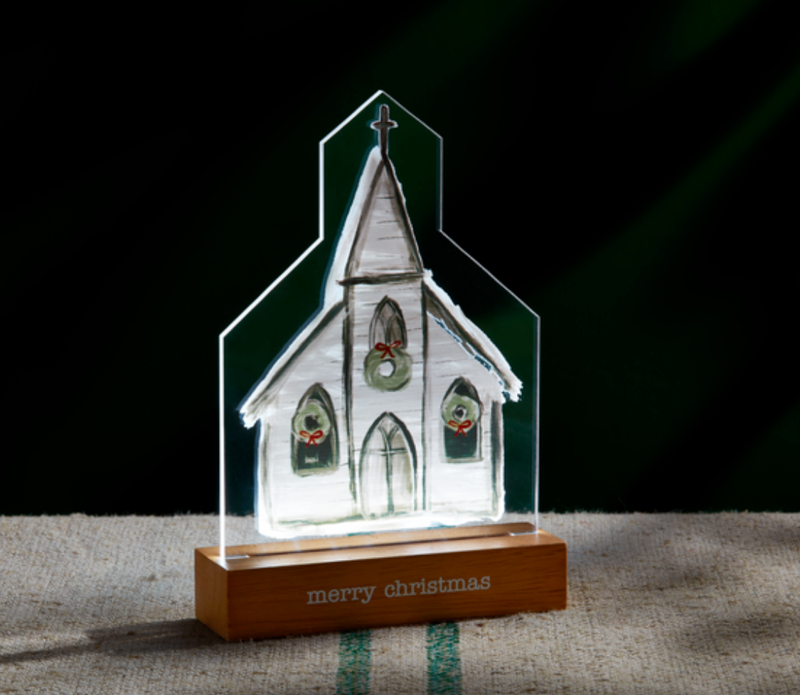 Church Light-Up Plaque