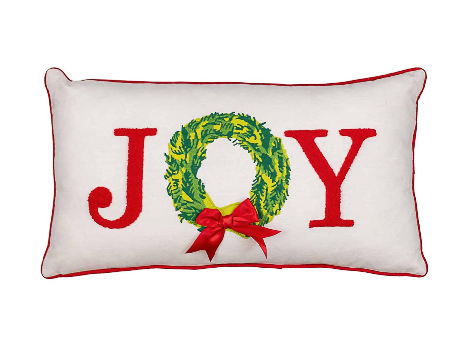 Joy Wreath Pillow