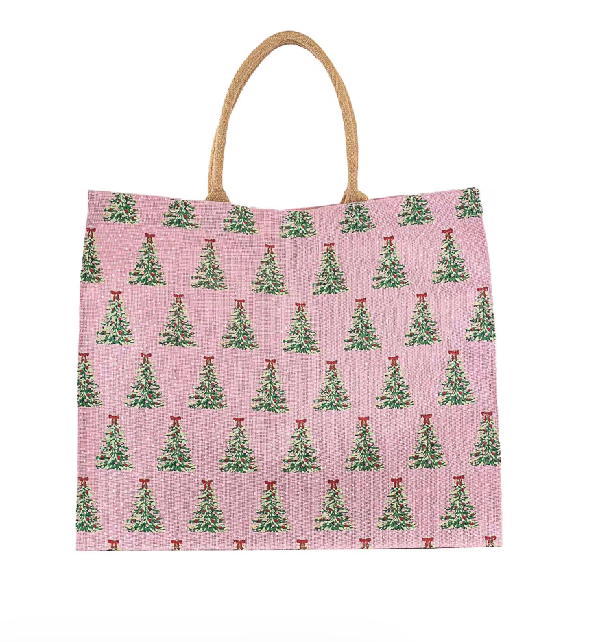 Pink Tree Tote