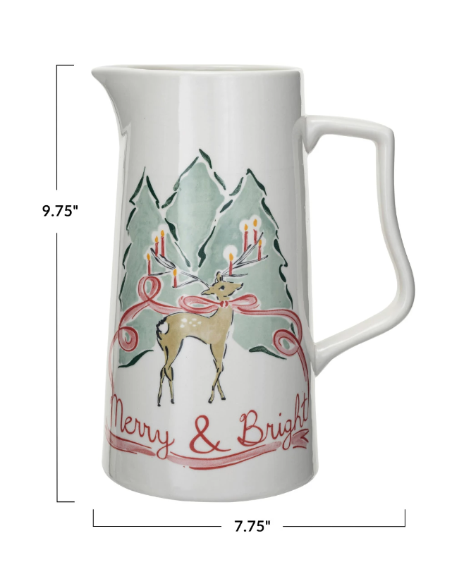 Merry & Bright Pitcher