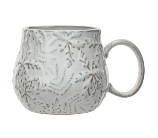 Snowflake Embossed Mug