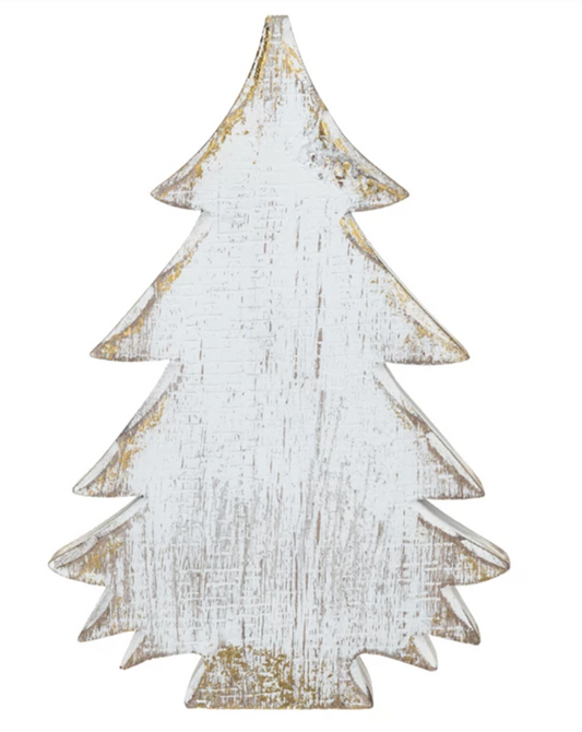 White Distressed Tree