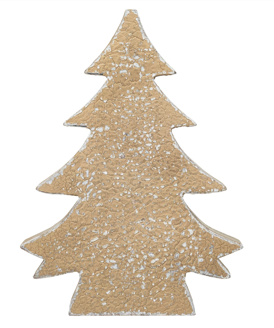 Gold Distressed Tree