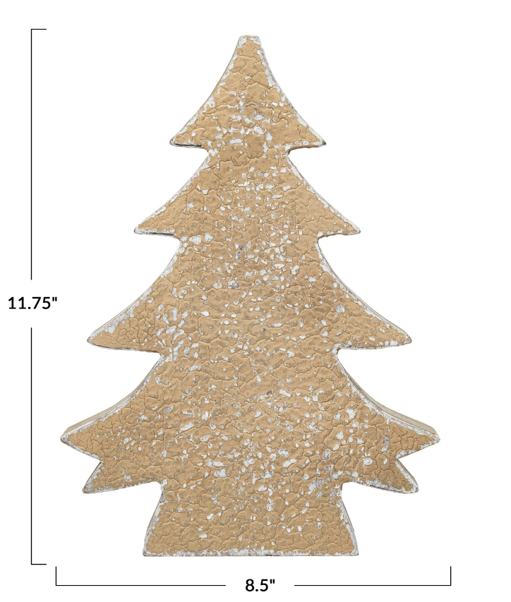 Gold Distressed Tree