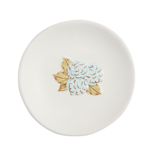 Blue Flowers Ring Dish