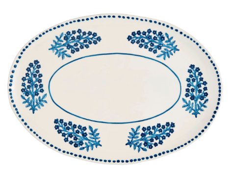 Block Print Platter
