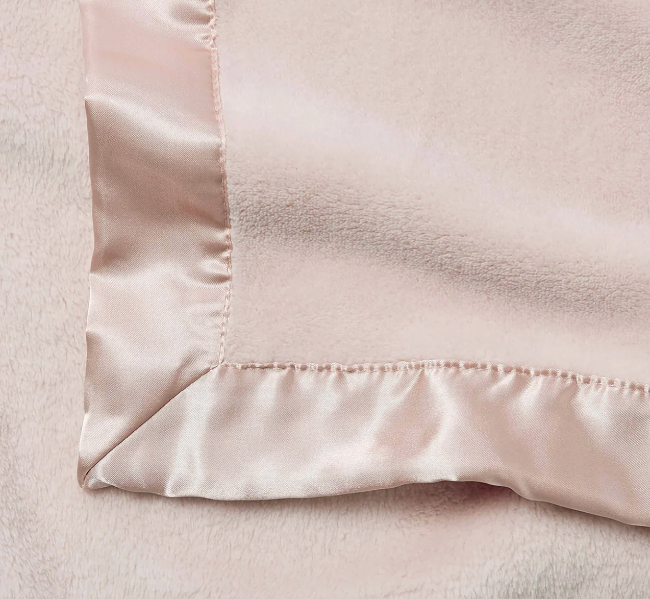 Satin Trim Flannel Fleece Blanket