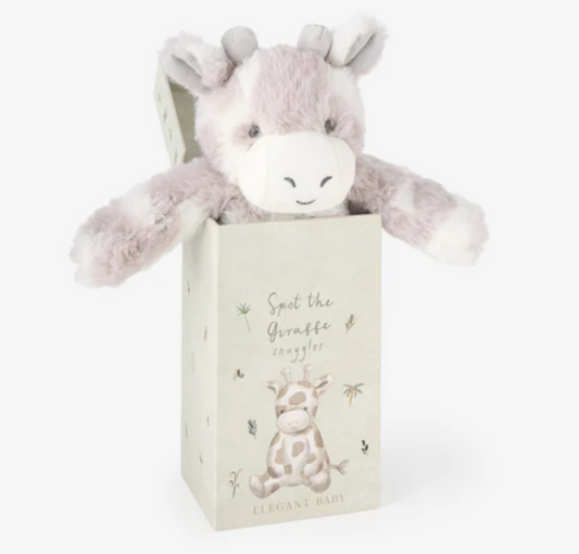 Giraffe Snuggled Boxed