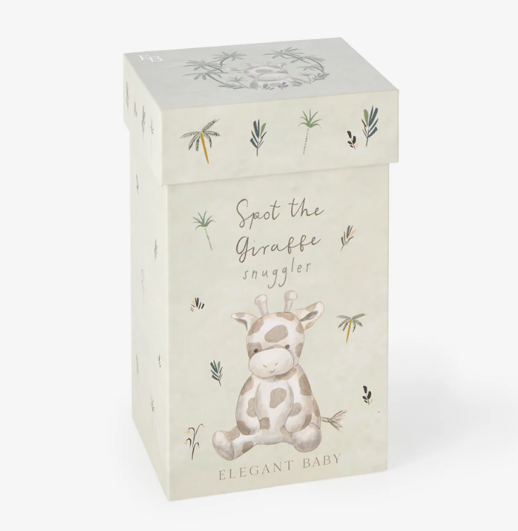 Giraffe Snuggled Boxed