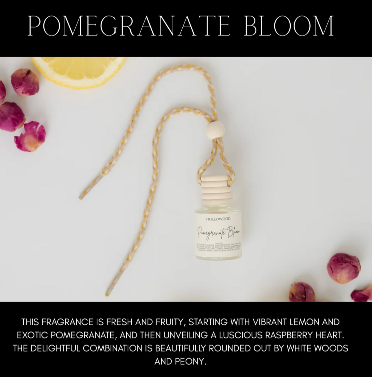 Pomegranate Bloom Car Diffuser