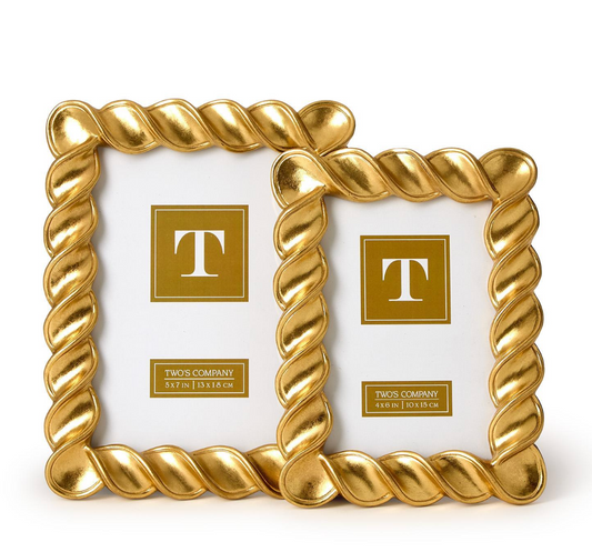 Twist Gold Leaf Frame