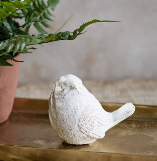 Gold Wash Cement Bird