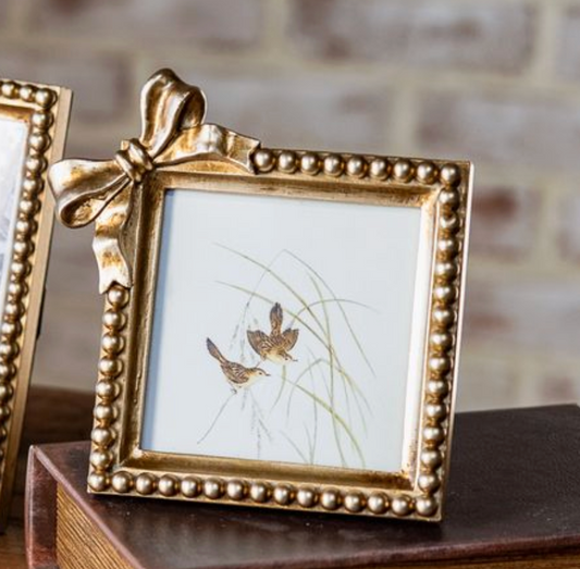 Antique Gold Bow Frame