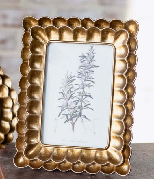4x6 Bronze Scallop Frame
