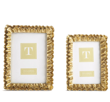 Gold Ruffle Frame