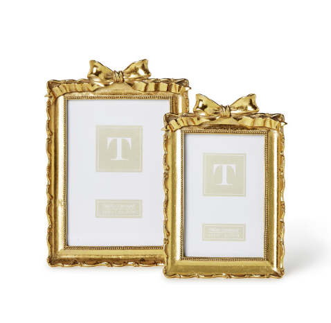 Gold Accent Bow Frame
