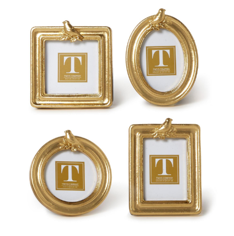 Gold Bird Photo Frames