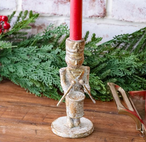 Drummer Boy Taper Holder