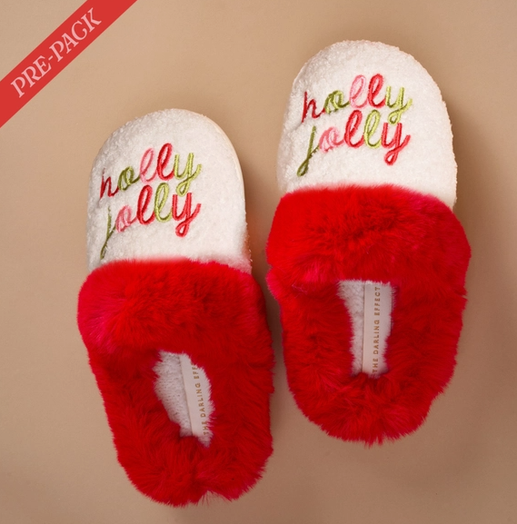 Holly Jolly Slippers