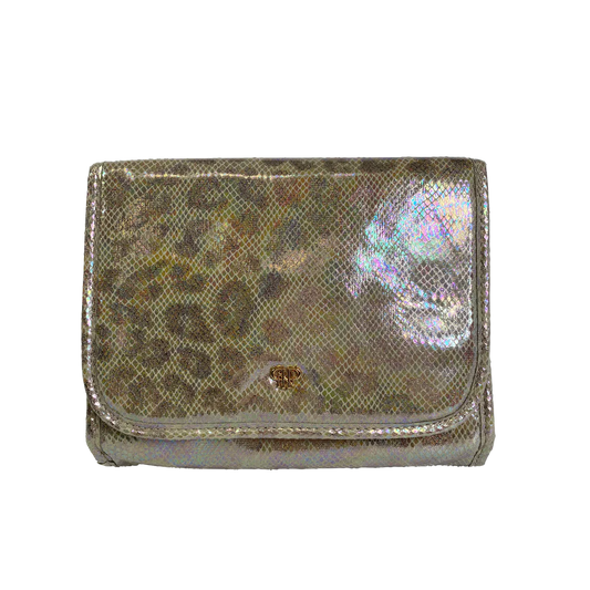 Glimmer Leopard Getaway Toiletry Case