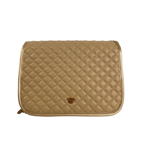Nude & Gold Toiletry Case