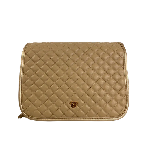 Nude & Gold Toiletry Case