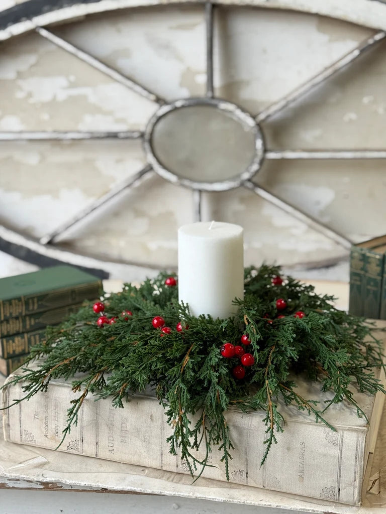 Emerald Celebration Candle Ring