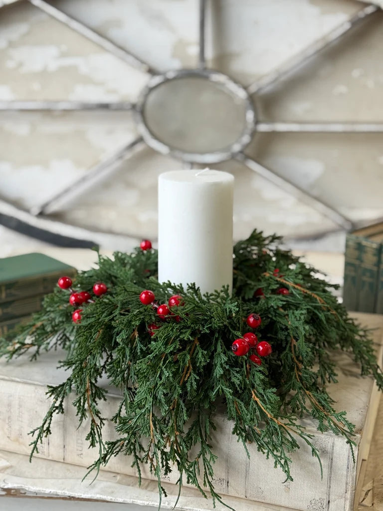 Emerald Celebration Candle Ring
