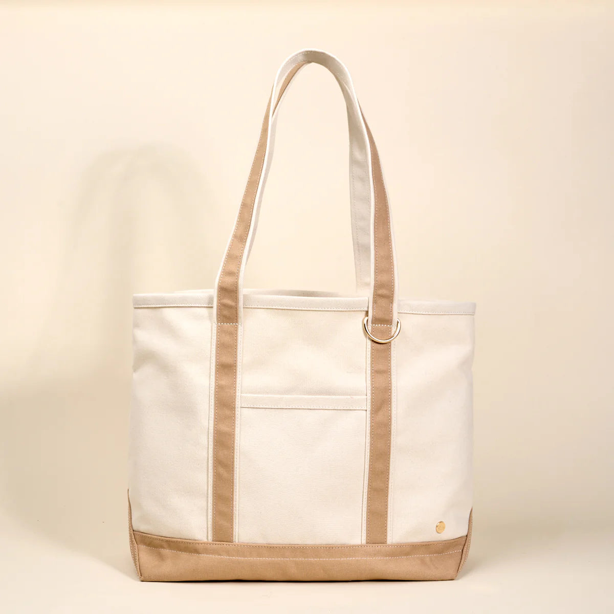 Beige Canvas Bag