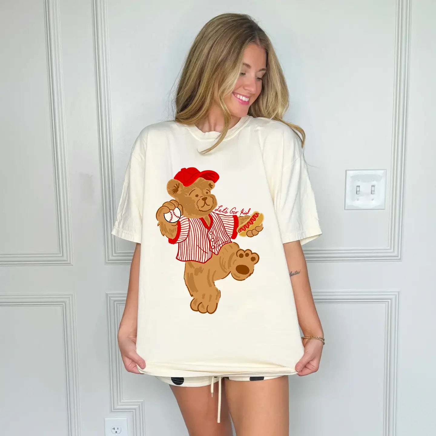 Baseball Teddy Tee