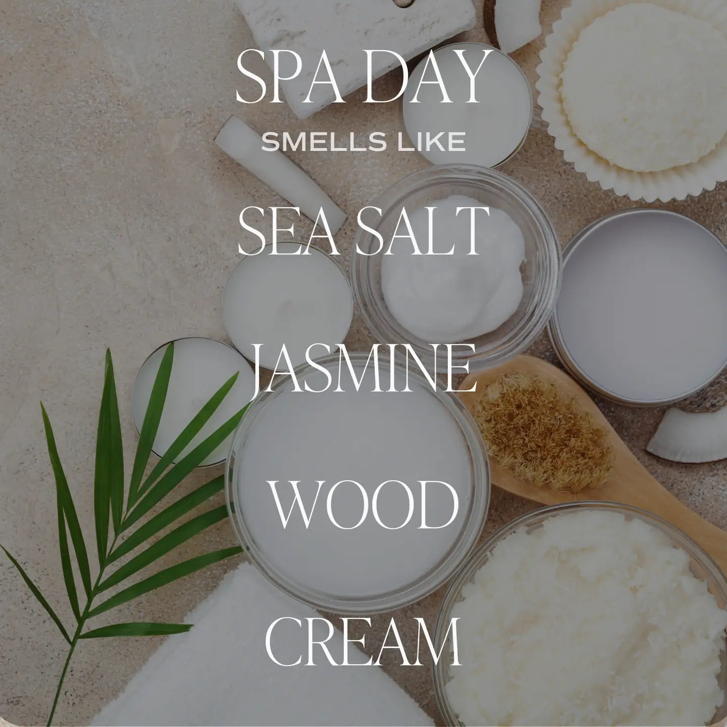 Spa Day Floral Candle