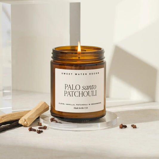 Palo Santo Patchouli 9 oz Soy Candle