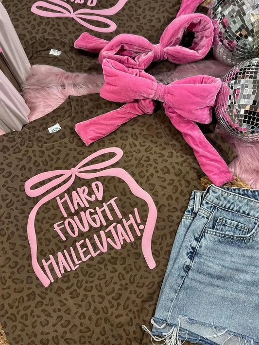 Hard Fought Leopard Tee