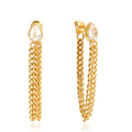 Pear Chain Earrings