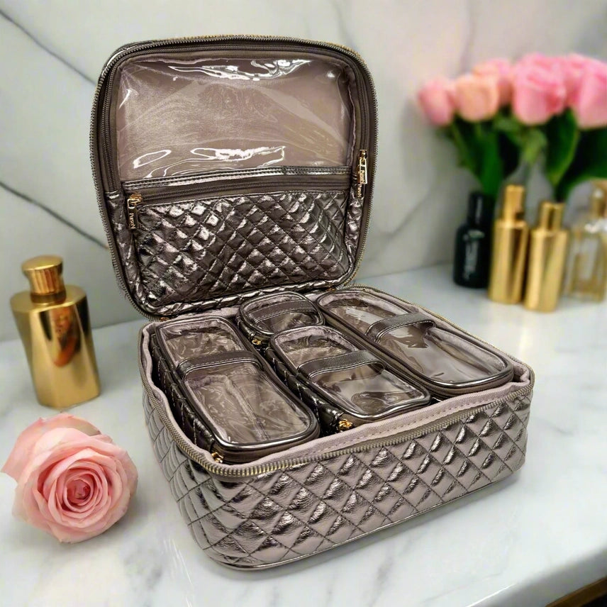 Mini Diva Makeup Case - Bronze