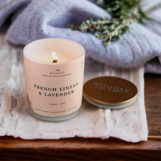 French Linens & Lavender 12oz Candle