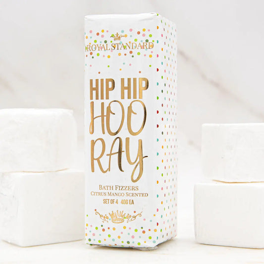 Hip Hip Hooray Bath Fizzers  Citrus Mango Scented