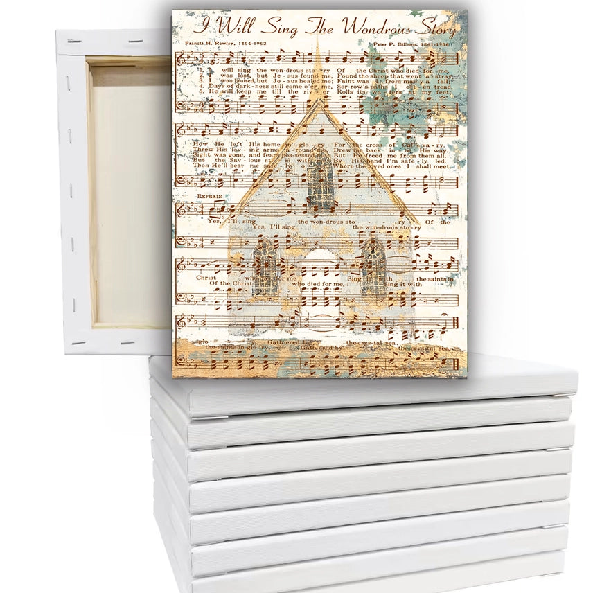 I Will Sing the Wondrous Story Art | 8x10