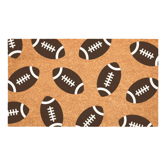 Football Print Doormat